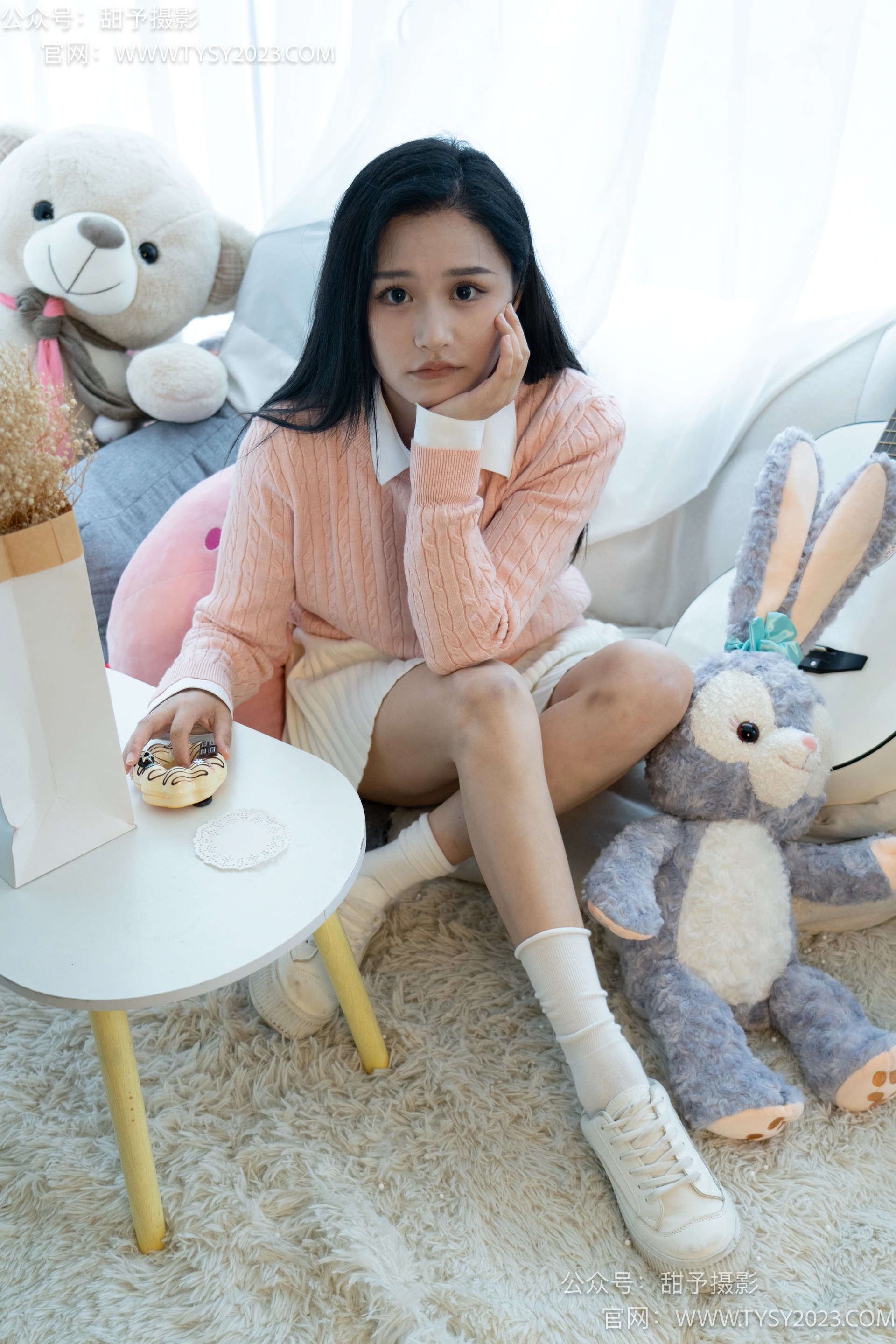 甜予摄影 No.037 澜澜-板鞋、白棉袜、裸足 3